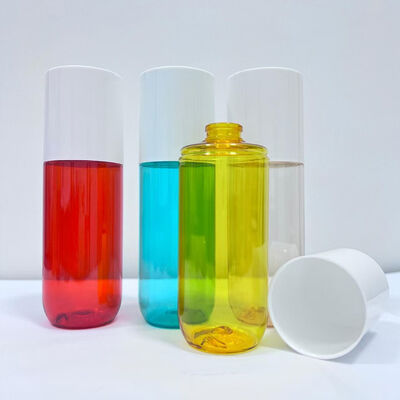 Flacon distributeur cosmétique rechargeable 150 ml, goulot 20 mm, en PET pour après-shampoing, lotion, soin de la peau