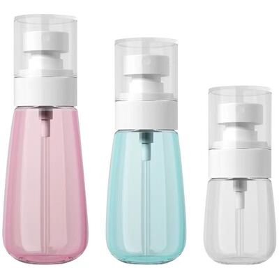 30/60/100ML Distributeur cosmétique rechargeable haut de gamme Spray de brouillard en PET Bouteille de lotion de conditionnement désinfectant pour les mains
