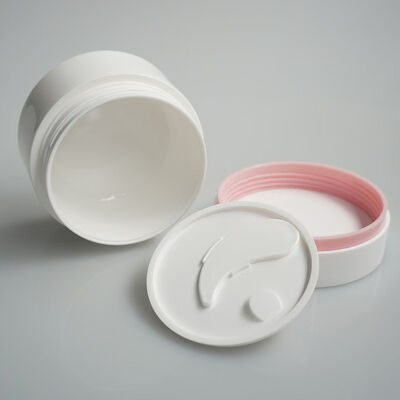 Cosmetic PP Cream Jar 120g 200g With Spoon and Pull-hand Gasket Support Customization