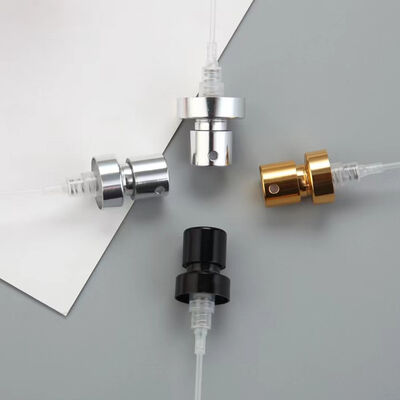 Vaporisateur de parfum à pompe fine en aluminium 13mm 15mm 18mm 20mm or argenté brillant bouclé
