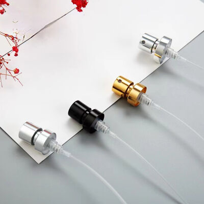 Vaporisateur de parfum à pompe fine en aluminium 13mm 15mm 18mm 20mm or argenté brillant bouclé