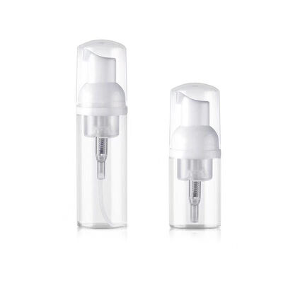 Ensemble complet de flacons en PET avec pompe à mousse cosmétique rechargeables pour nettoyant moussant pour le visage, plusieurs capacités 50/75/100 ml, personnalisation