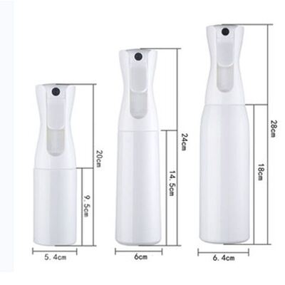 Bouteille de pulvérisation à déclencheur continu en PET de 200 ml à 500 ml avec technologie de brouillard, certifiée REACH, couleurs personnalisées