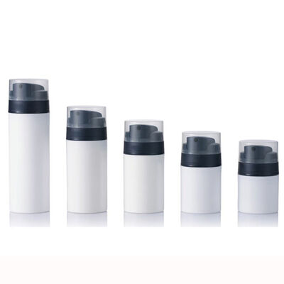 Bouteille pompe distributeur sans air populaire de 30 ml, 50 ml, 100 ml avec capuchon supérieur en PP
