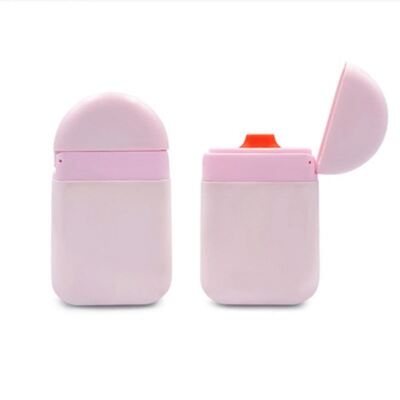 50ml PE Silk Screen Printed Sunscreen Cosmetic Bottle with Screw Cap for Sun Protection