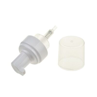 Distributeur de savon populaire 42mm 43mm avec pompe et capuchon PP demi-couvert