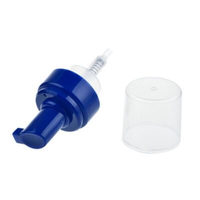 Distributeur de savon populaire 42mm 43mm avec pompe et capuchon PP demi-couvert