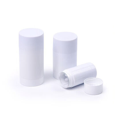 Cylindrical Shape 30g 50g 75g PP Deodorant Stick Bottle Used for Makeup Package