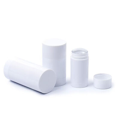 Cylindrical Shape 30g 50g 75g PP Deodorant Stick Bottle Used for Makeup Package
