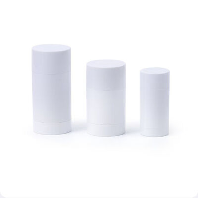 Cylindrical Shape 30g 50g 75g PP Deodorant Stick Bottle Used for Makeup Package
