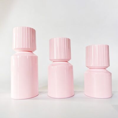 Screw Pump Head 30ml 50ml 80ml 100ml Plastic Airless Dispenser Bottle Support Customization