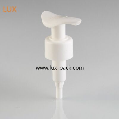 Tête en forme de feuille 24/410 28/410 Pompe à lotion en plastique utilisée pour les bouteilles