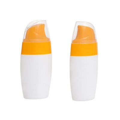 Bouteille à presser pour crème solaire, anti-fuite, personnalisée, diverses couleurs Premium, récipient cosmétique de voyage Portable de 50ml