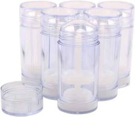 Contenant de déodorant en plastique en PP en couleur personnalisée OEM/ODM Étiquette privée 15g 30g 50g 75g Bouteille de parfum roulant pour les soins du corps