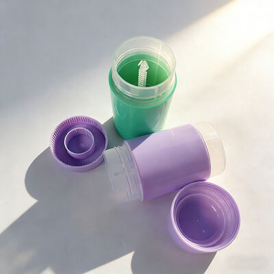 Forme cylindrique 30/50/75/100g Déodorant vide Balsame Stick Acceptez l'impression en différentes couleurs