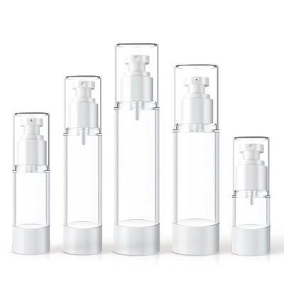 Bouteille de pulvérisation à vide rose claire sans air 15 ml 30 ml 50 ml Rechargeable Mini Cosmétique Pulvérisateur de brouillard fin Portable Voyage vide tonique de soins de la peau Parfum Atomiseur Contenant d'emballage de beauté en plastique