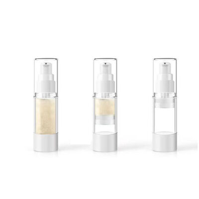 Bouteille de pulvérisation à vide rose claire sans air 15 ml 30 ml 50 ml Rechargeable Mini Cosmétique Pulvérisateur de brouillard fin Portable Voyage vide tonique de soins de la peau Parfum Atomiseur Contenant d'emballage de beauté en plastique