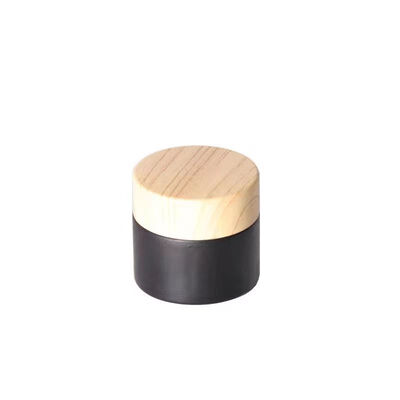5g 10g 15g 30g 50g Bouteilles vides de crème glacée congelée Cosmétiques en bois naturel Récipients imperméables pour les yeux Crème pour le visage Masque de soins de la peau