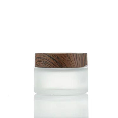 5g 10g 15g 30g 50g Bouteilles vides de crème glacée congelée Cosmétiques en bois naturel Récipients imperméables pour les yeux Crème pour le visage Masque de soins de la peau