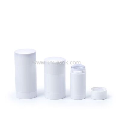 15g 30g 50g 75g PP Plastique Twist Up Deodorant Stick Container Remplaçable Crème solaire Stick Tube Cosmétique Emballage pour le baume corporel