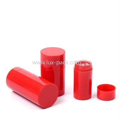 15g 30g 50g 75g PP Plastique Twist Up Deodorant Stick Container Remplaçable Crème solaire Stick Tube Cosmétique Emballage pour le baume corporel