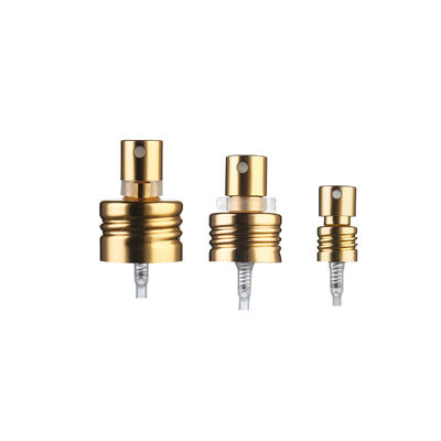 15mm Crimp-on Aluminum Fine Mist Sprayer Pump 0.15cc Output Perfume Spray Nozzle for Cosmetic Bottle