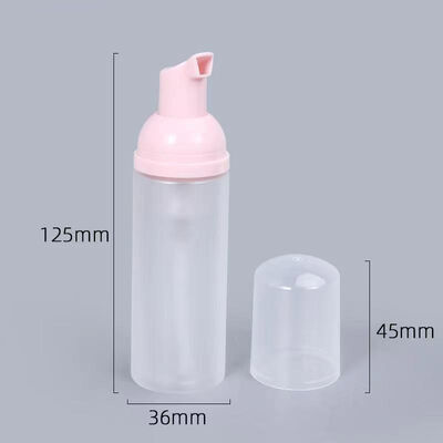 50ml Noir 32mm Ensemble de flacons à pompe en mousse Distributeur de savon moussant pour nettoyant pour le corps et le visage