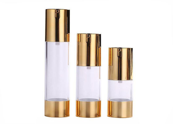 15ml 30ml 50ml Flacon cosmétique en plastique sans air avec pompe et vide, anti-fuite, distribution contrôlée, emballage pour crème et lotion