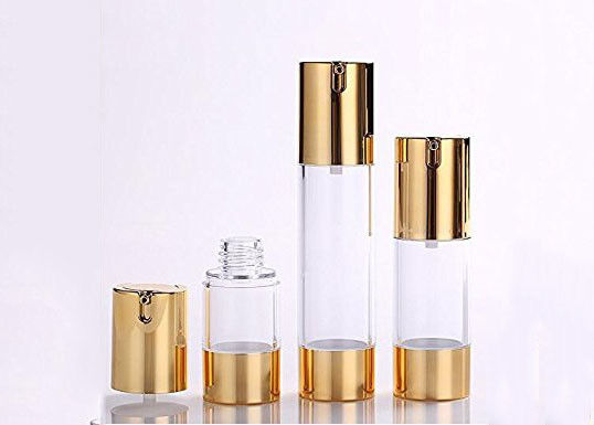 15ml 30ml 50ml Flacon cosmétique en plastique sans air avec pompe et vide, anti-fuite, distribution contrôlée, emballage pour crème et lotion