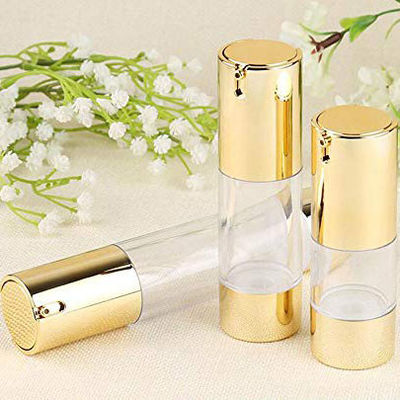 15ml 30ml 50ml Flacon cosmétique en plastique sans air avec pompe et vide, anti-fuite, distribution contrôlée, emballage pour crème et lotion