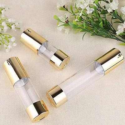 15ml 30ml 50ml Flacon cosmétique en plastique sans air avec pompe et vide, anti-fuite, distribution contrôlée, emballage pour crème et lotion
