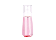 Bouteille portative de pompe de mousse de voyage de lotion de bouteille rechargeable rose de pompe