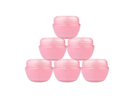 Pots en plastique de lotion d'emballage de pot de rose visqueux crème cosmétique cosmétique de cachetage