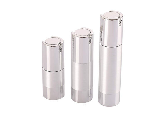 Flacon cosmétique sous vide à pompe sans air en plastique personnalisé de 15 ml, 30 ml, 50 ml, anti-fuite, distribution contrôlée, emballage pour crème et lotion