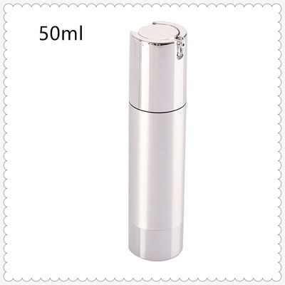 Flacon cosmétique sous vide à pompe sans air en plastique personnalisé de 15 ml, 30 ml, 50 ml, anti-fuite, distribution contrôlée, emballage pour crème et lotion