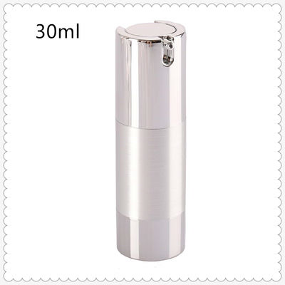 Flacon cosmétique sous vide à pompe sans air en plastique personnalisé de 15 ml, 30 ml, 50 ml, anti-fuite, distribution contrôlée, emballage pour crème et lotion