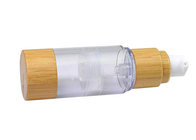 Le cosmétique privé d'air de pompe en bambou de lotion met 100 ml en bouteille sans tube
