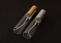 Bouteille rechargeable de parfum portatif en verre clair avec le pulvérisateur fin de brume