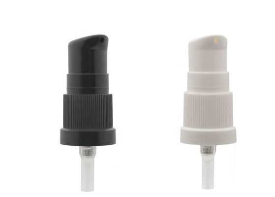 Emballage cosmétique de soins de la peau de distributeur crème noir et blanc de pompe