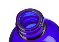 Le cosmétique en plastique bleu met les conteneurs en bouteille en plastique de lotion d'emballage cosmétique