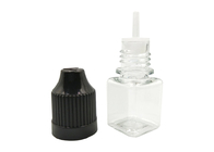 Couleur et tailles adaptées aux besoins du client par bouteilles en plastique carrées de compte-gouttes de compression de forme