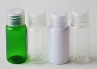 Le cosmétique en plastique de forme plate ronde vide met l'ANIMAL FAMILIER en bouteille pp matériel pour des produits de soin personnel