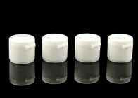 les capsules cosmétiques 20mm en plastique de 18mm renversent la surface à nervures blanche supérieure adaptée aux besoins du client