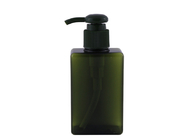 La bouteille cosmétique de la lotion PETG a nervuré la flaque de surface non pour le gel de shampooing/douche