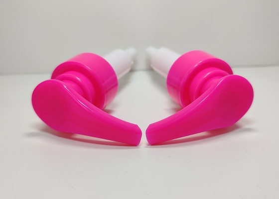24/28MM Pompes à lotion en plastique personnalisées, supportées de différentes couleurs avec verrouillage à vis pour la lotion