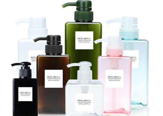 Bouteille de spray de lotion de brouillard fin et transparent portable de 100 ml PETG vide