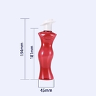 Bouteille en plastique de shampooing de COUVERCLE À VISSER pour l'emballage cosmétique de femmes