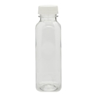 bouteille en plastique de boisson de l'ANIMAL FAMILIER 16oz carré vide avec le chapeau transparent