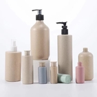 Blé biodégradable Straw Plastic 100ml - 500ml de bouteille de lotion de shampooing