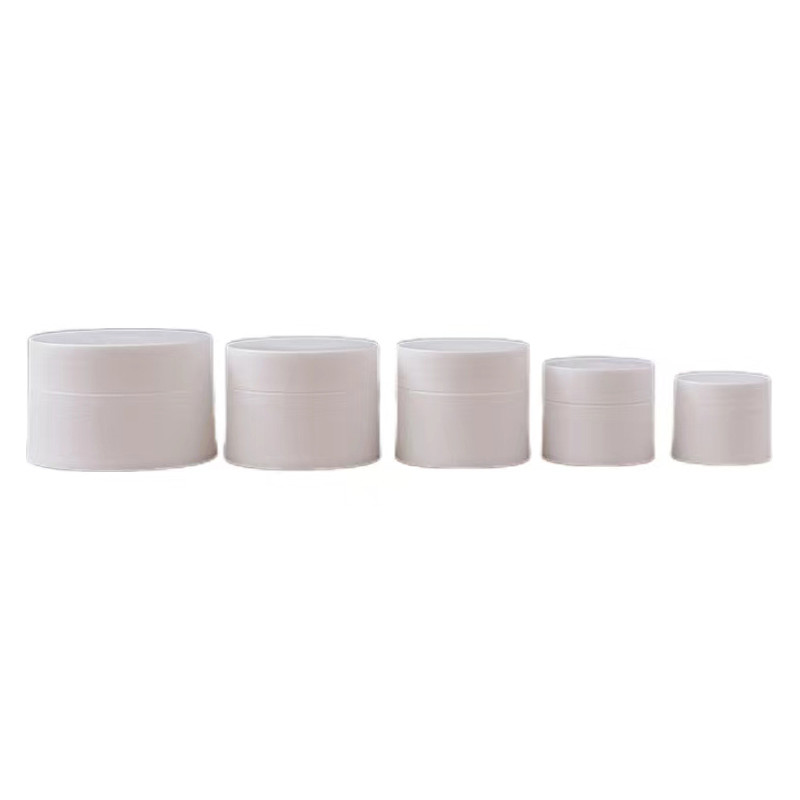30 ml 50 ml 100 ml Ambre Noir Pp Plastic Crème Cosmétique Bouteille Avec Couvercle Blanc Noir